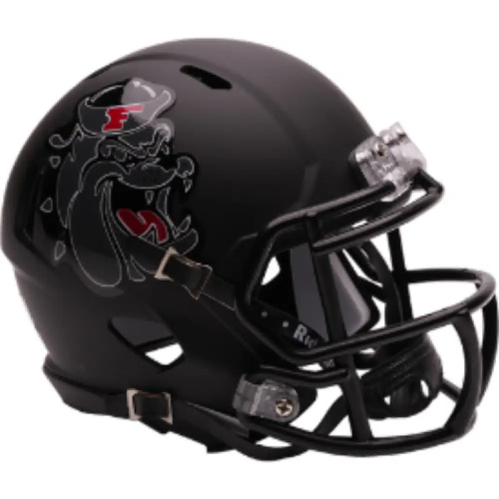 Fresno State Bulldogs NCAA Mini Speed Football Helmet Black Bulldog- NCAA Helmets