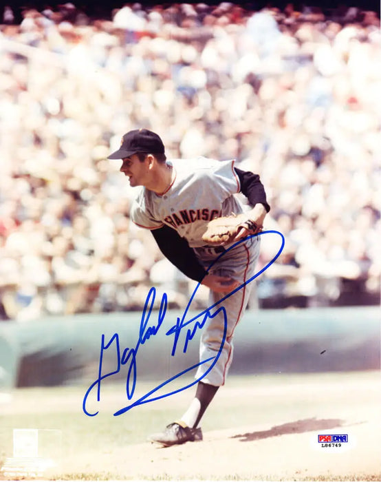 GAYLORD PERRY SIGNED SAN FRANCISCO GIANTS 8×10 PHOTO (PSA/DNA)