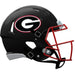 Georgia Bulldogs Full Size Authentic Speed Football Helmet Black- NCAA Helmets