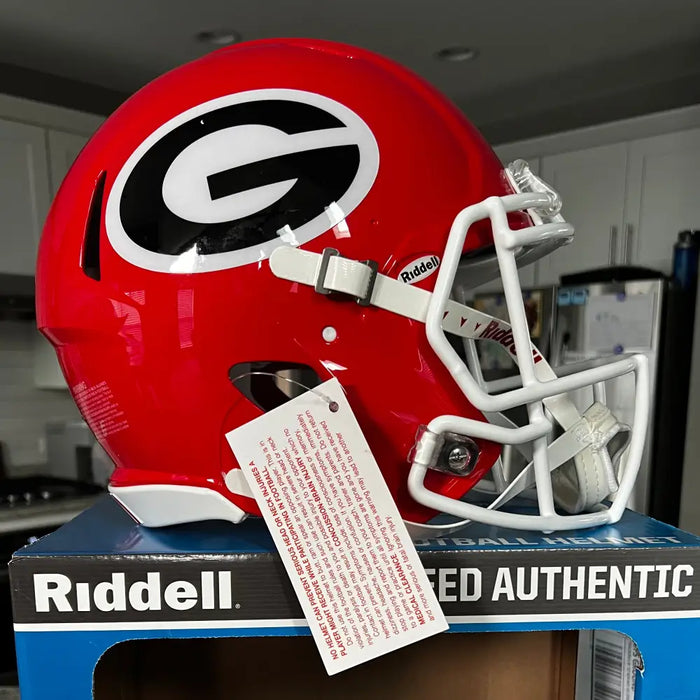 Georgia Bulldogs Full Size Authentic Speed Football Helmet- NCAA Helmets