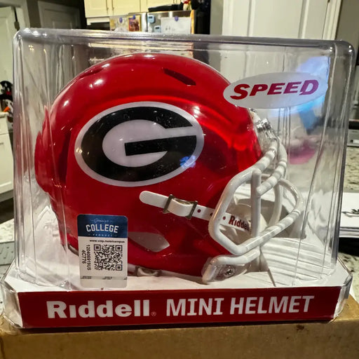 Georgia Bulldogs NCAA Mini Speed Football Helmet - NCAA Helmets
