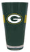 Green Bay Packers Glass 20oz Pint Plastic Insulated CO Pint Cup