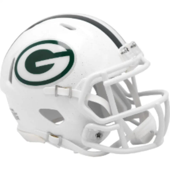 Green Bay Packers NFL Mini Speed Football Helmet 2024 On-Field Alternate Helmets