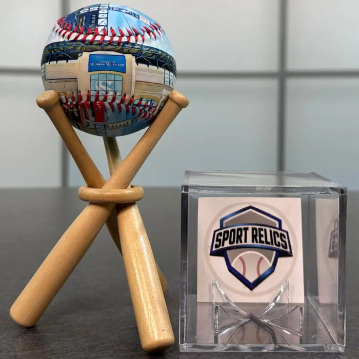 Guaranteed Rate Field Baseball (Chicago White Sox) Baseball + Stand + Case Baseball