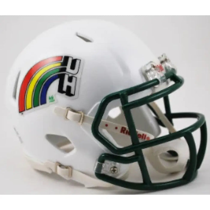 Hawaii Warriors NCAA Mini Speed Football Helmet Retro - NCAA Helmets