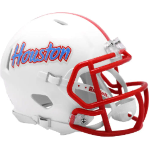 Houston Cougars NCAA Mini Speed Football Helmet- Script NCAA Helmets