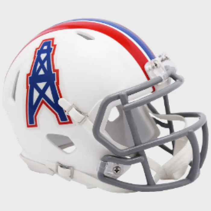 Houston Oilers 1975 to 1980 Riddell Mini Speed Throwback Helmet - NFL Helmets