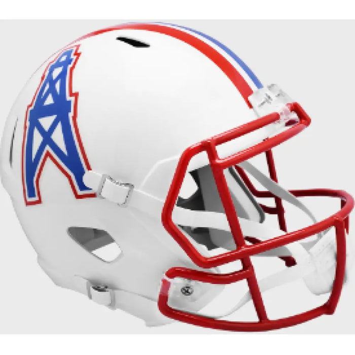 Houston Oilers Full Size 1981 to 1998 Speed Replica Throwback Helmet - NFL Helmets