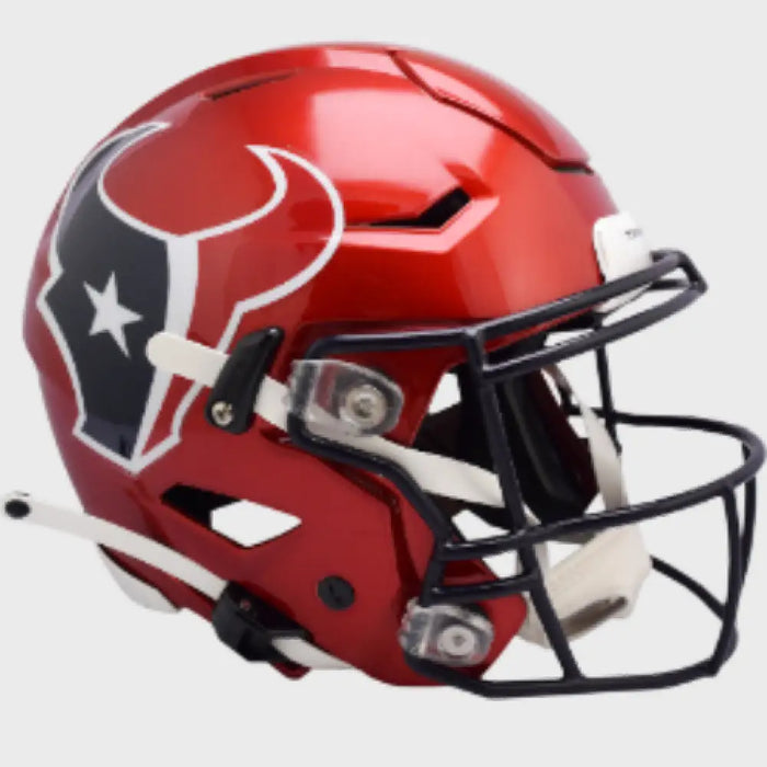 Houston Texans Full Size Authentic SpeedFlex Football Helmet 2022 Alternate On-Field - NFL Helmets