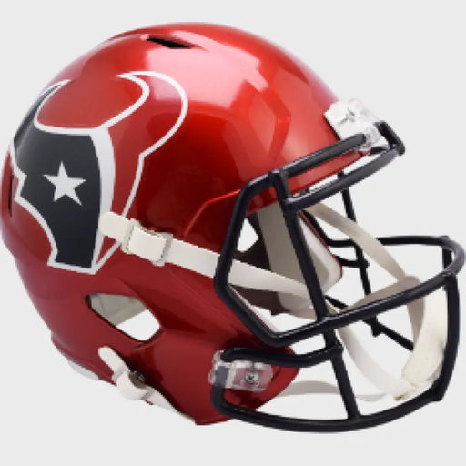 Houston Texans Full Size Speed Replica Football Helmet 2022 Alternate - NFL Helmets