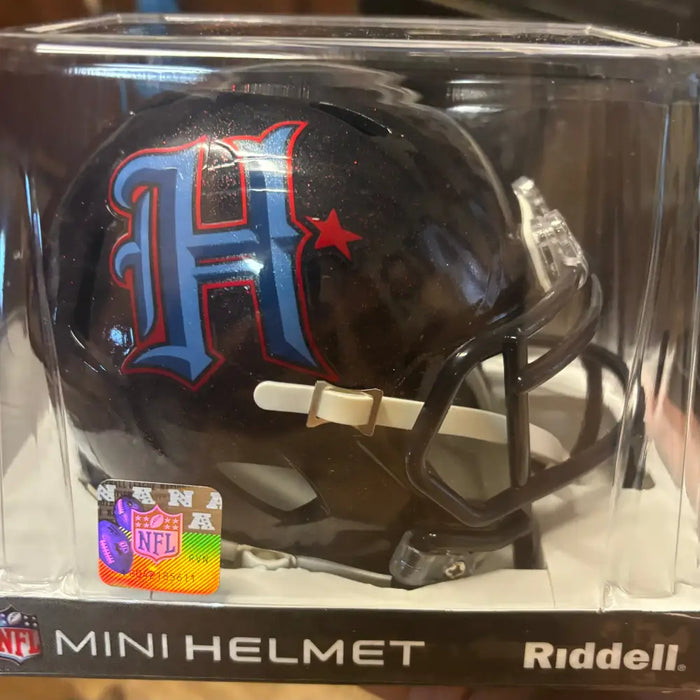 Houston Texans NFL Mini Speed Football Helmet 2024 On-Field Alternate Helmets