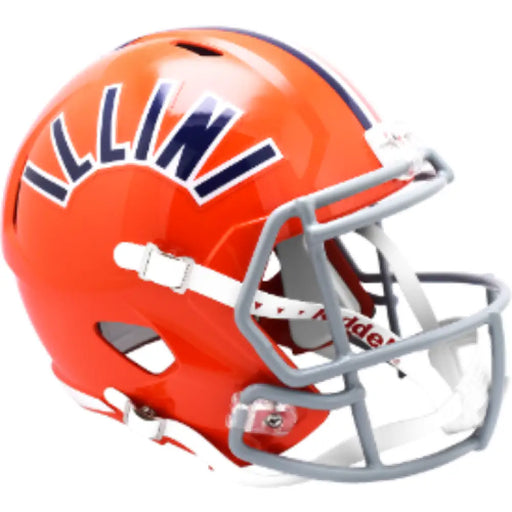 Illinois Fighting Illini Full Size Speed Replica Football Helmet 1971-1987- NCAA Helmets