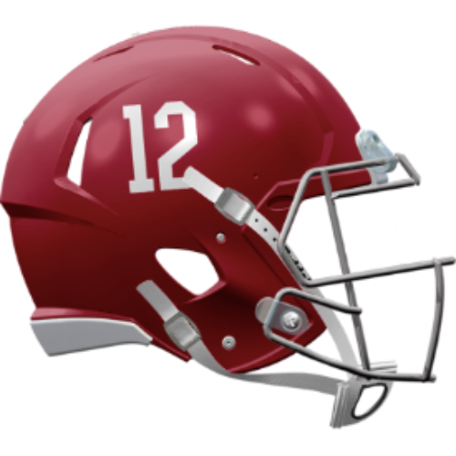 Alabama Crimson Tide Full Size Speed Replica NCAA Helmet #12 Namath NCAA