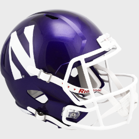 Northwestern Wildcats Full Size Speed Replica Football Helmet - NCAA