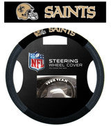 New Orleans Saints Steering Wheel Cover Mesh Style