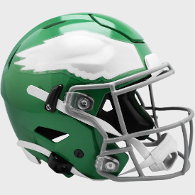 Philadelphia Eagles Full Size Authentic SpeedFlex Football Helmet 2023 Kelly Green - NFL