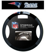 New England Patriots Steering Wheel Cover Mesh Style