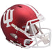 Indiana Hoosiers Full Size Authentic Speed Football Helmet Anodized Crimson- NCAA Helmets