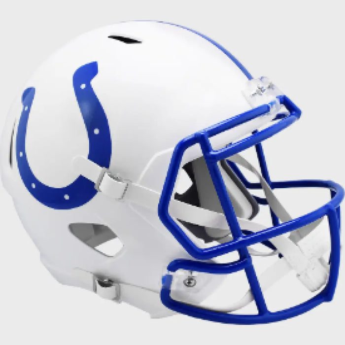 Indianapolis Colts Full Size 1995 to 2003 Speed Replica Throwback Helmet - NFL Helmets