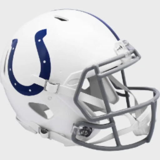 Indianapolis Colts Full Size Authentic 2004 to 2019 Speed Throwback Football Helmet - NFL Helmets