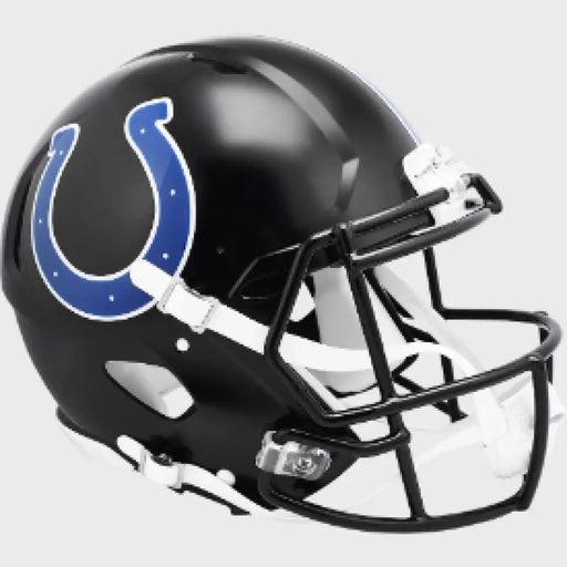 Indianapolis Colts Full Size Authentic Speed Football Helmet 2023 Indiana Nights - NFL Helmets