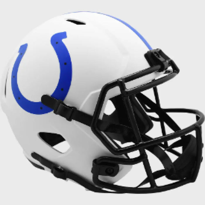 Indianapolis Colts Full Size Speed Replica Football Helmet LUNAR - NFL Helmets