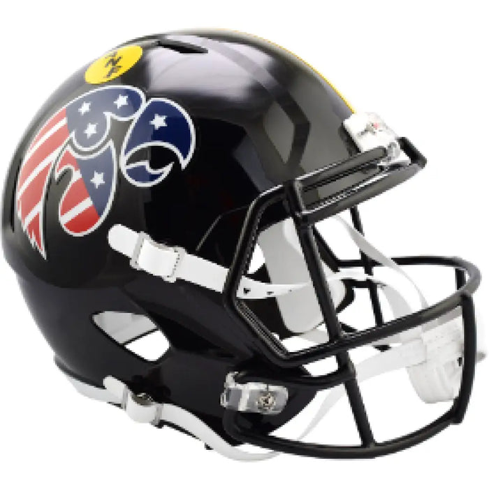 Iowa Hawkeyes Full Size Speed Replica Football Helmet Stars and Stripes - NCAA Helmets