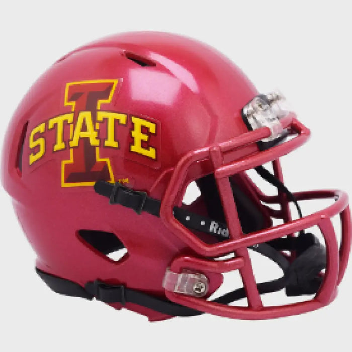 Iowa State Cyclones NCAA Mini Speed Football Helmet Red - NCAA Helmets