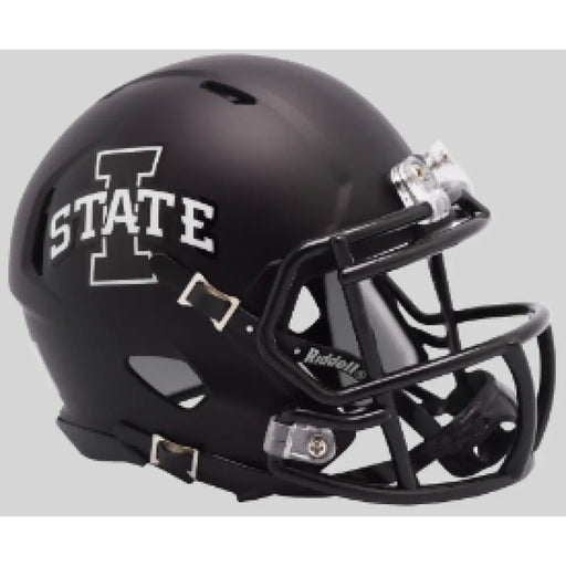 Iowa State Cyclones NCAA Mini Speed Football Helmet Satin Black - NCAA Helmets