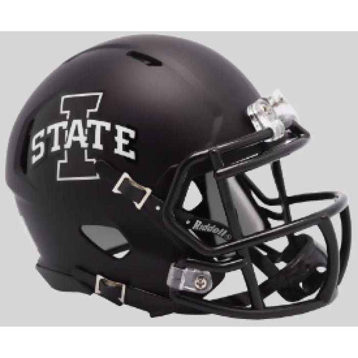 Iowa State Cyclones NCAA Mini Speed Football Helmet Satin Black - NCAA Helmets