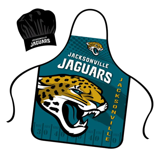 Jacksonville Jaguars Chef Hat and Apron Set Apron