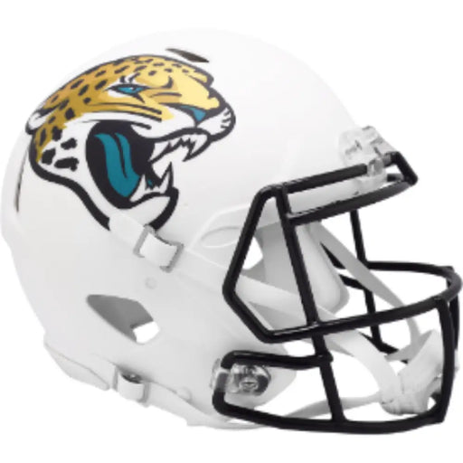 Jacksonville Jaguars Full Size Authentic Speed Football Helmet 2024 On-Field Alternate - NFL Helmets