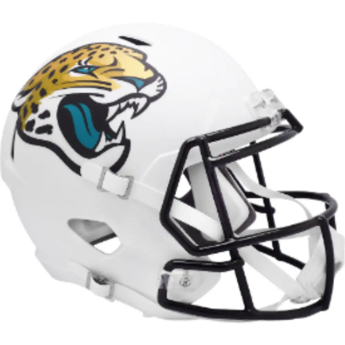Jacksonville Jaguars Full Size Speed Replica Football Helmet 2024 On-Field Alternate - NFL Helmets