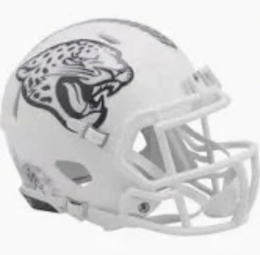 Jacksonville Jaguars NFL Mini Speed Football Helmet SALUTE TO SERVICE 3 NFL Sports Collectibles