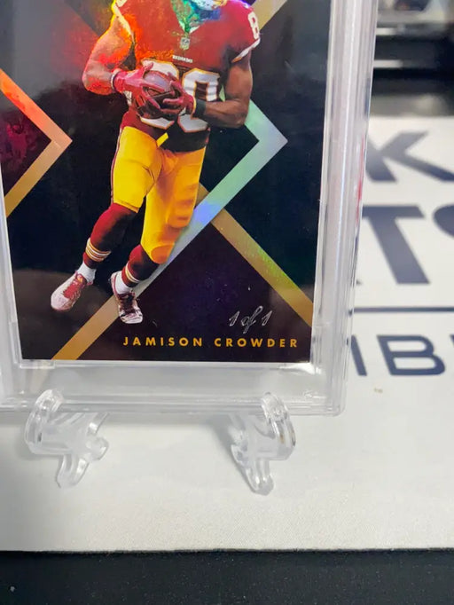 Jamison Crowder 1 of 1 PSA 8 - 2018 Gold Standard Black