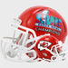 Kansas City Chiefs NFL Mini Speed Football Helmet SUPER BOWL 57 CHAMPIONS Helmets