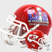 Kansas City Chiefs NFL Mini Speed Football Helmet SUPER BOWL 58 CHAMPIONS Helmets