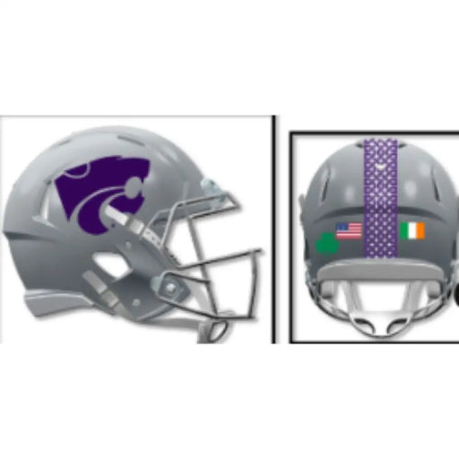 Kansas State Wildcats Full Size Speed Replica Football Helmet Dublin- NCAA. Helmets