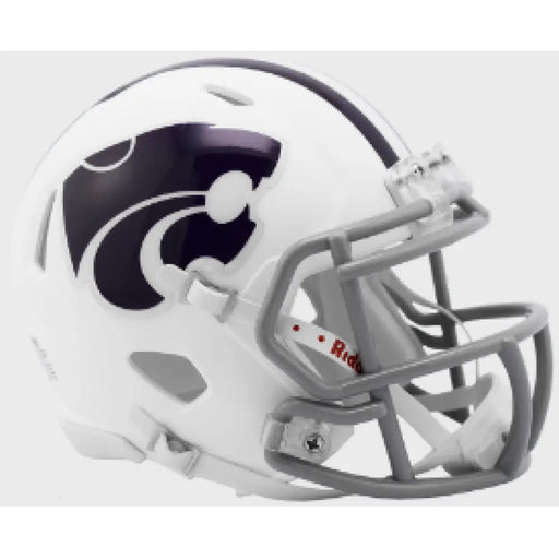 Kansas State Wildcats NCAA Mini Speed Football Helmet White - NCAA Helmets