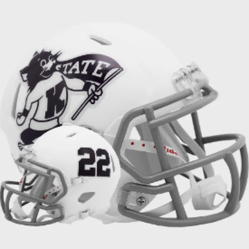 Kansas State Wildcats NCAA Mini Speed Football Helmet Willie Wildcat- NCAA Helmets