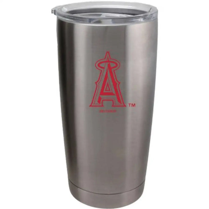 Los Angeles Angels Travel Tumbler 20oz Ultra Silver Tumbler