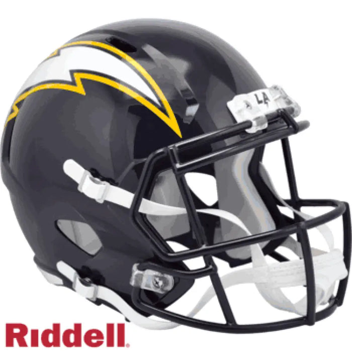 Los Angeles Chargers Full Size Speed Replica Football Helmet 2025 Alternate On-Field - NFL Helmets