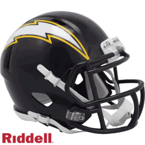 Los Angeles Chargers NFL Mini Speed Football Helmet 2025 Alternate On-Field Helmets