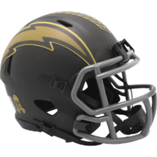 Los Angeles Chargers NFL Mini Speed Football Helmet SALUTE TO SERVICE 4 Helmets