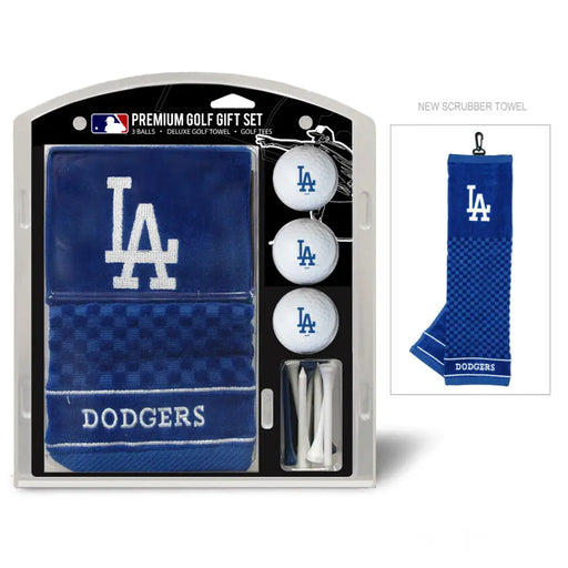 Los Angeles Dodgers Golf Gift Set with Embroidered Towel Golf Gift Set