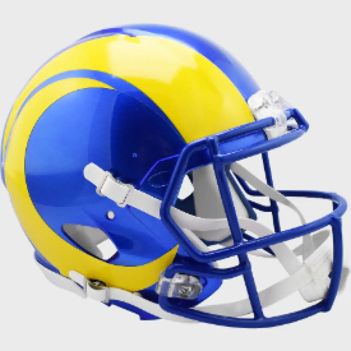 Los Angeles Rams Full Size Authentic Revolution Speed Football Helmet - NFL Helmets