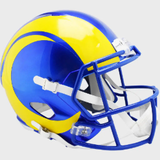Los Angeles Rams Full Size Speed Replica Football Helmet - NFL Helmets