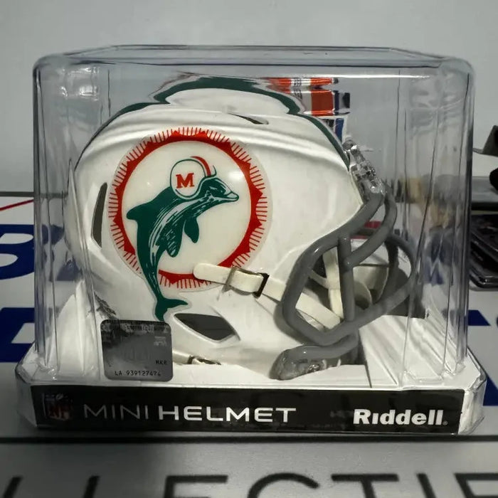 Miami Dolphins 1972 Riddell Mini Speed Throwback Helmet - NFL Helmets