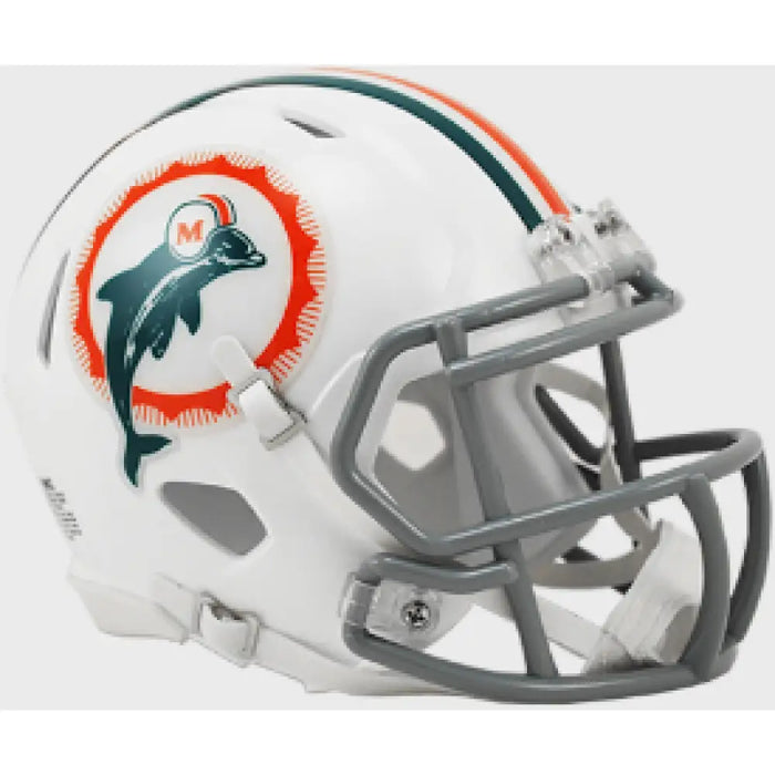 Miami Dolphins 1972 Riddell Mini Speed Throwback Helmet - NFL Helmets