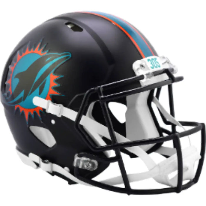 Miami Dolphins FulL Size Authentic Speed Football Helmet 2025 Rivalries - NFL Helmets